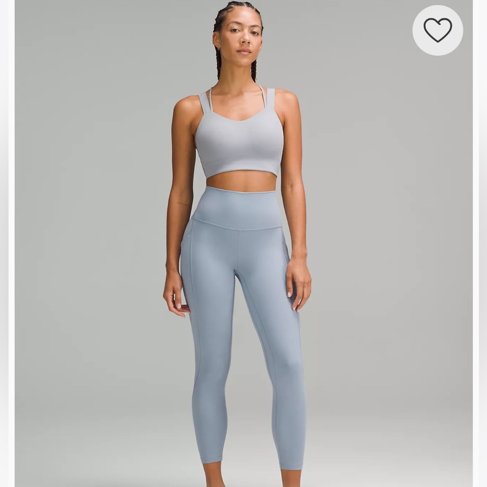 lululemon Align High-Rise Powder Blue Leggings with Pockets - 25"